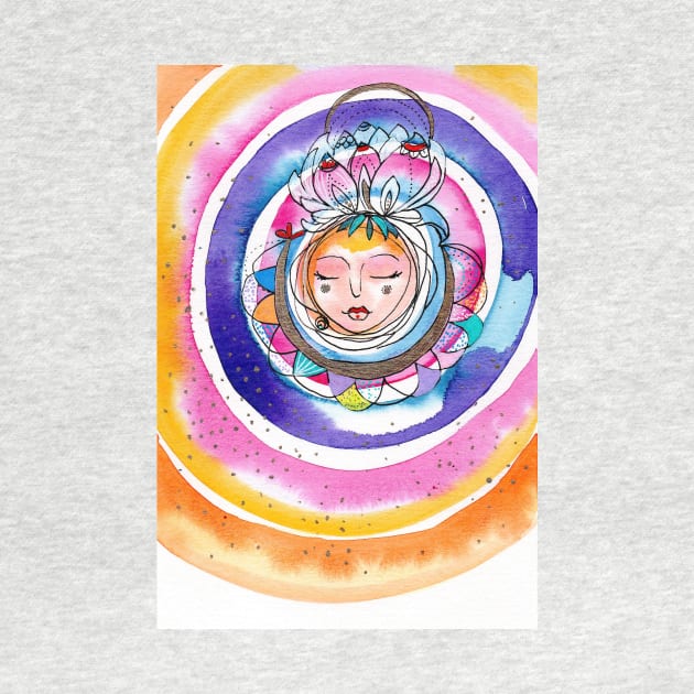 Sun Girl Mandala by gaea